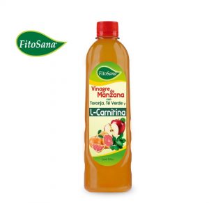 VINAGRE DE MANZANA L-CARNITINA 550mL FITOSANA- TIENDA BIOCENTRO LIMA PERÚ