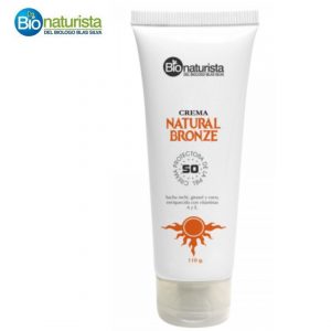 NATURAL BRONZE CREMA PROTECTORA 110g BIONATURISTA-TIENDA BIOCENTRO LIMA PERÚ