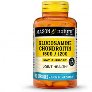 GLUCOSAMINA CONDROITINA 1500/1200 DOBLE INTENSIDAD FRASCO 60 CÁPSULAS MASON LABORATORIO-TIENDA BIOCENTRO LIMA PERÚ